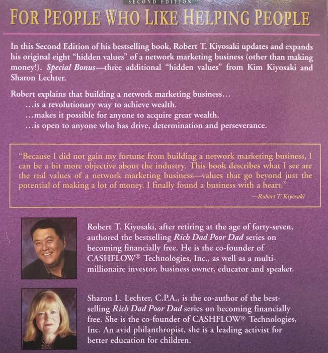 Rich Dads The Business School: For People Who Like Helping People | Robert Kiyosaki & Sahron L...