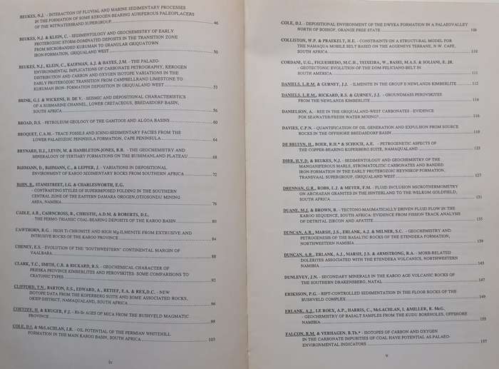 Abstracts (Geocongress 1990, Cape Town)