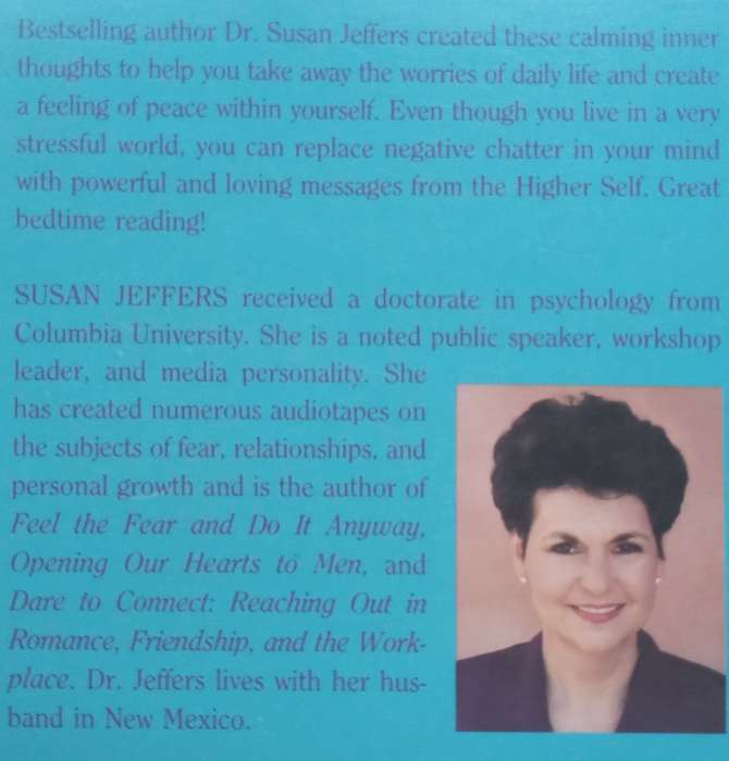 Inner Talk for Peace of Mind | Susan Jeffers