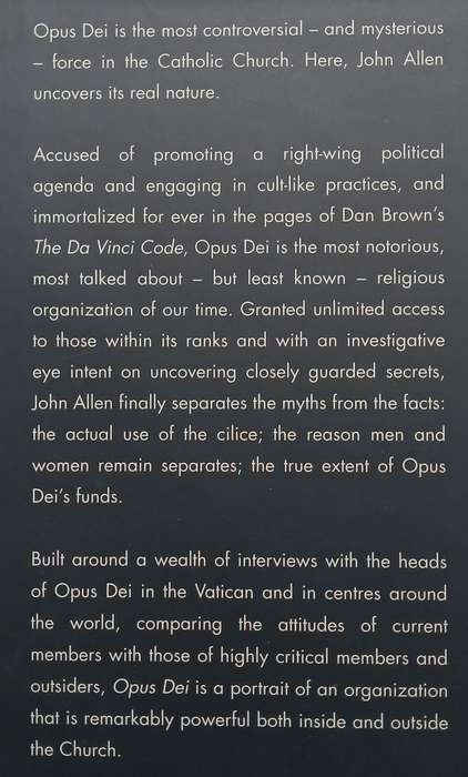 Opus Dei: Secrets and Power Inside the Catholic Church | John L. Allen