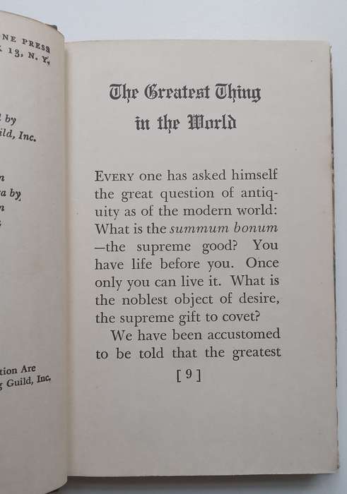 The Greatest Thing in the World | Henry Drummond