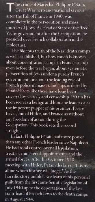Petains Crime: The Full Story of French Collaboration in the Holocaust | Paul Webster