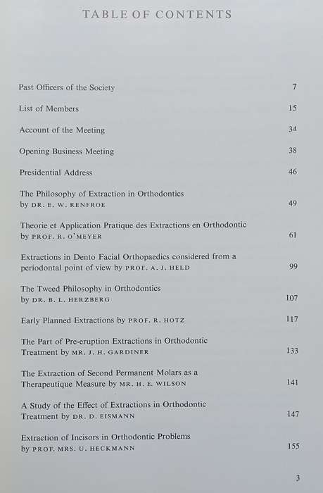 European Orthodontic Society Report of the 42nd Congress (1966) | Various Authors