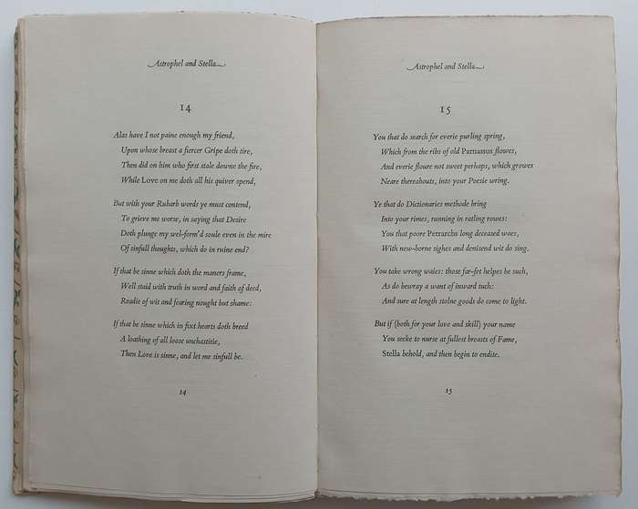 Astrophel & Stella (Limited Edition, Nonesuch Press, 1931) | Sir Philip Sidney