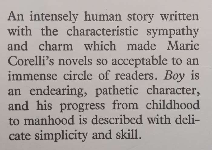 Boy | Marie Corelli