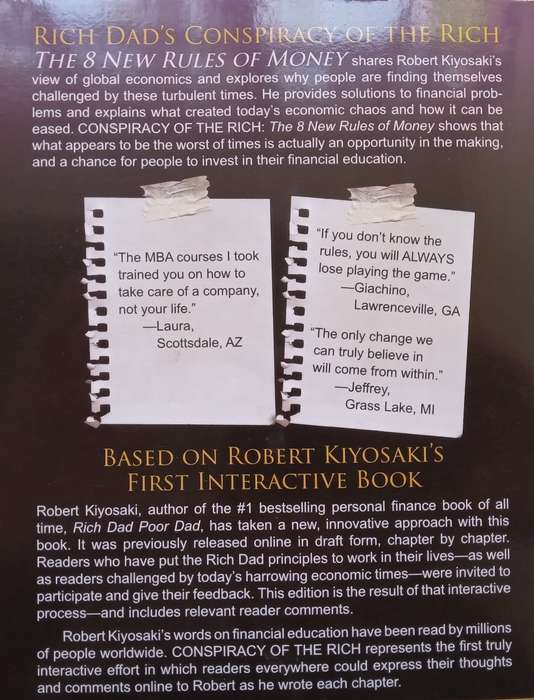 Rich Dads Conspiracy of the Rich: The 8 New Rules of Money | Robert Kiyosaki