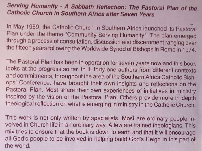 Serving Humanity: A Sabbath Reflection | Stuart C. Bate (Ed.)