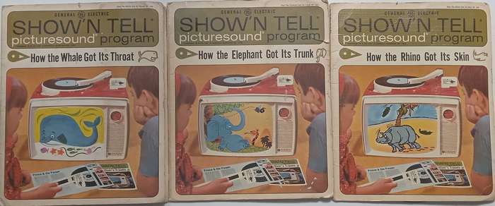 Show n Tell Picture and Sound Program (3 Issues, Published 1965, With Records and Slides)