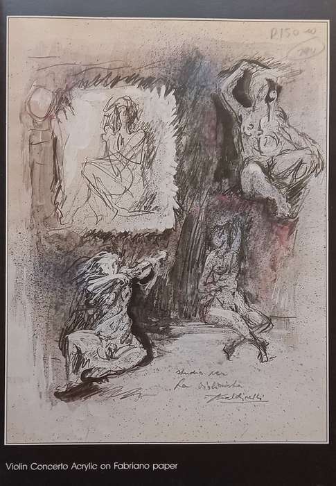Armando Baldinelli: Paintings, Drawings, Mosiacs and Sculptures (Invitation to the Exhibition)
