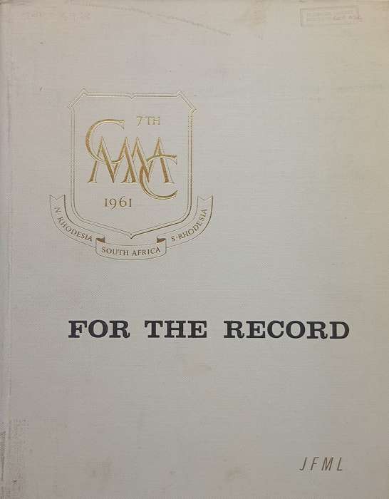 For the Record: A Retrospective Review of the 7th Commonwealth Mining and Metallurgical Congress ...