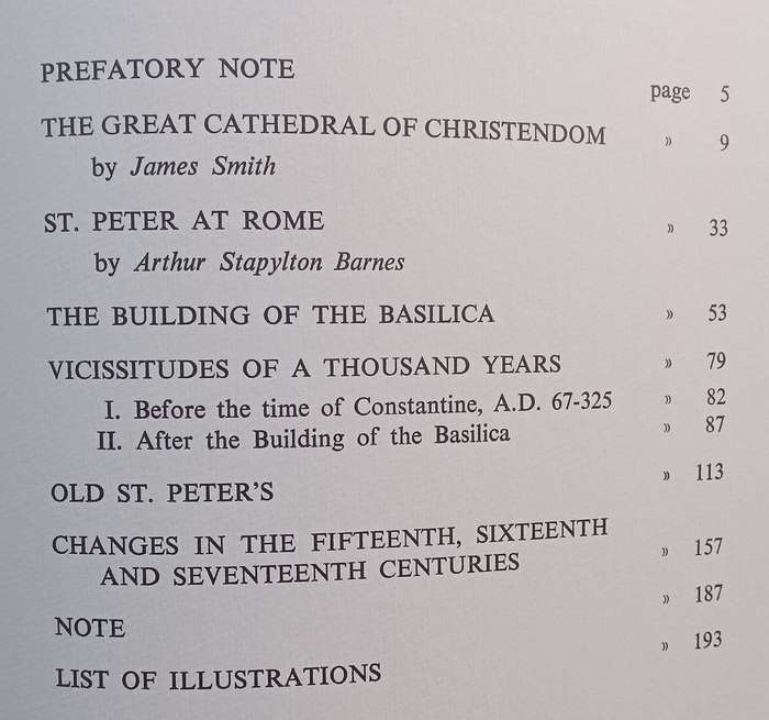 St. Peter in Rome | James Smith & Arthur S. Barnes
