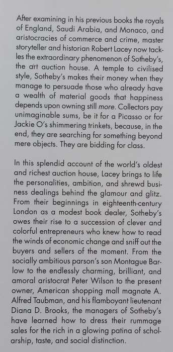 Southebys: Bidding for Class | Robert Lacey