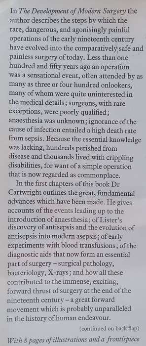 The Development of Modern Surgery from 1830 | Frederick F. Cartwright