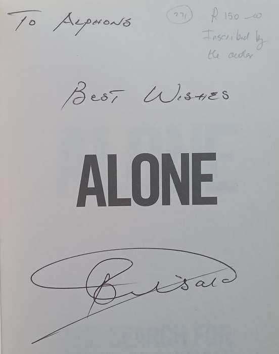 Alone: The Search for Brett Archibald (Inscribed by Author) | Brett Archibald