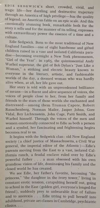 Edie: An American Biography (Signed by Author) | Jean Stein