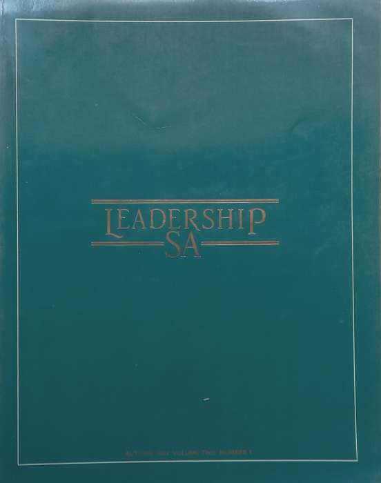 Leadership SA (Autumn 1983, Volume 2, No. 1, with Photographic Essay by David Goldblatt)