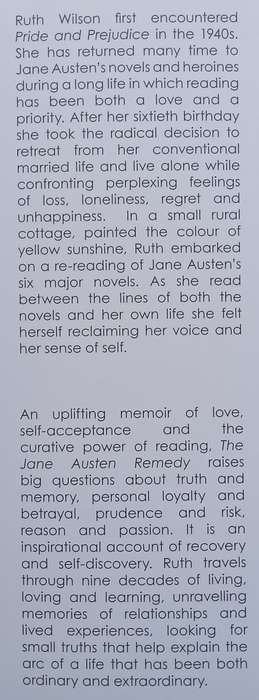 The Jane Austen Remedy: An Empowering Memoir of a Life Reclaimed Through Reading | Ruth Wilson
