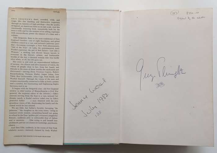 Edie: An American Biography (Signed by Author) | Jean Stein