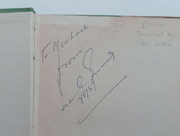 Springboks of the Olympiad (Inscribed by Author) | Ira G. Emery