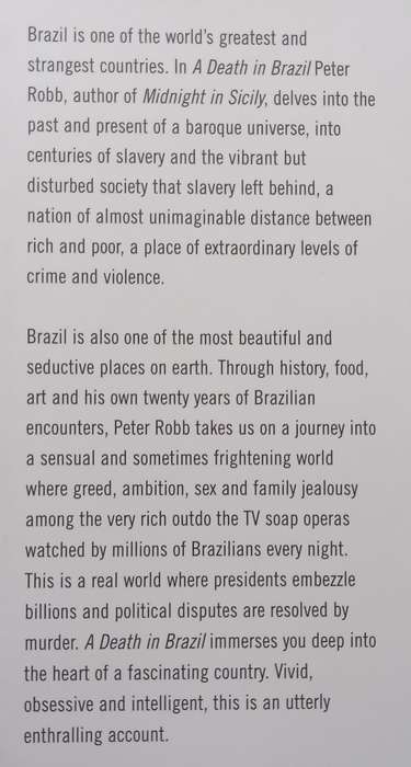 A Death in Brazil (Signed by Author, Hardcover) | Peter Robb
