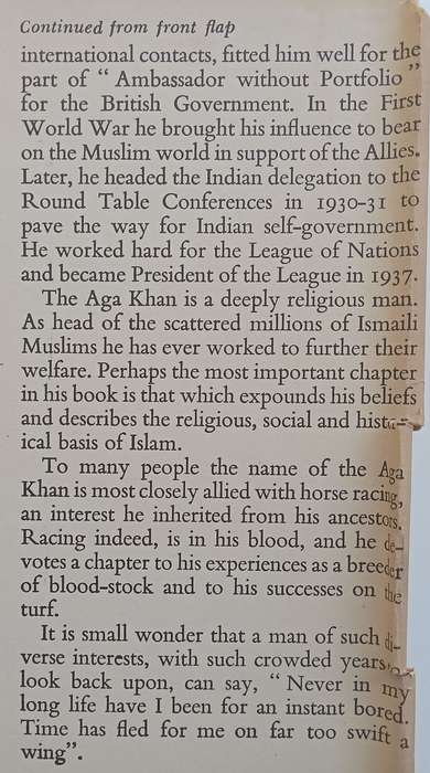 The Memoirs of Aga Khan: World Enough and Time | Aga Khan