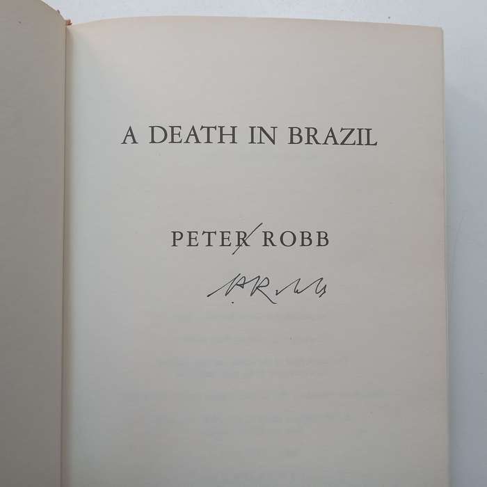 A Death in Brazil (Signed by Author, Hardcover) | Peter Robb