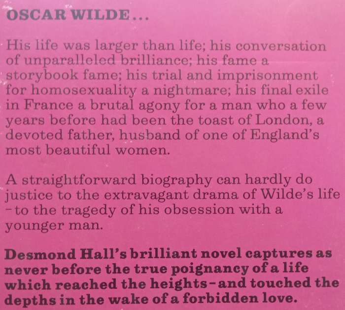 I Give You Oscar Wilde | Desmond Hall