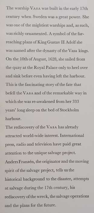 The Warship Vasa: Deep Diving and Marine Archaeology in Stockholm | Anders Franzen