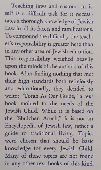 Torah as Our Guide: Laws and Customs for Jewish Youth | Walter Orensteib & Hertz Frankel