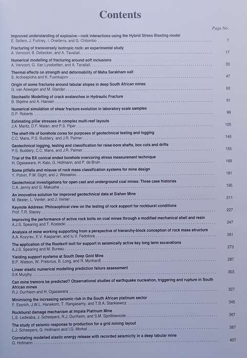 Southern Hemisphere International Rock Mechanics Symposium 2012 (Incorporating the Southern Afric...