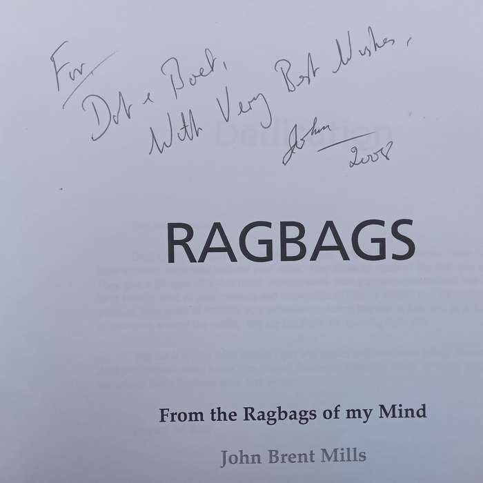 Ragbags: From the Ragbags of My Mind (Inscribed by Author) | John Brent Mills
