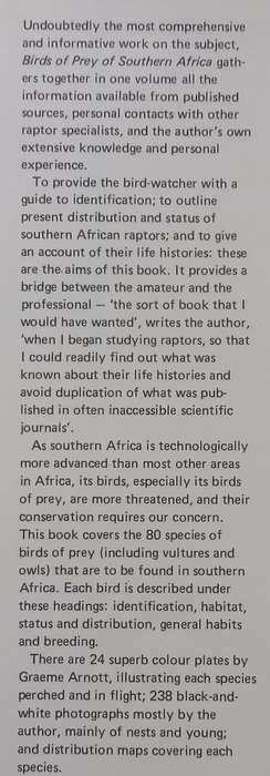Birds of Prey of Southern Africa (Signed by Author) | Peter Steyn