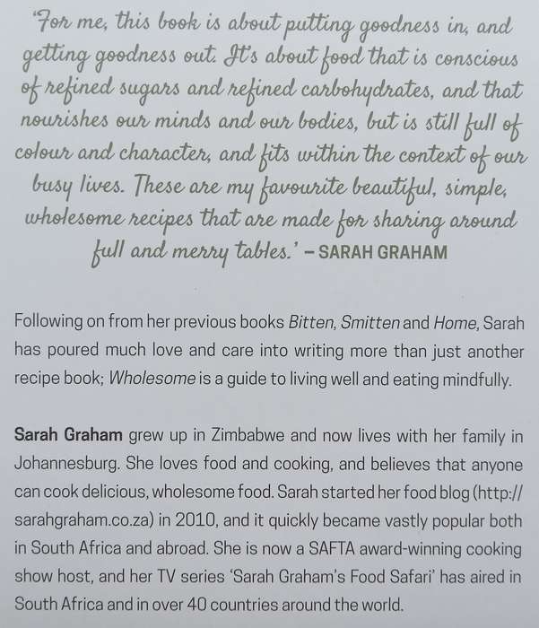 Wholesome: Over 100 Nourishing Sugar-, Gluten- and Carb-Conscious Recipes | Sarah Graham