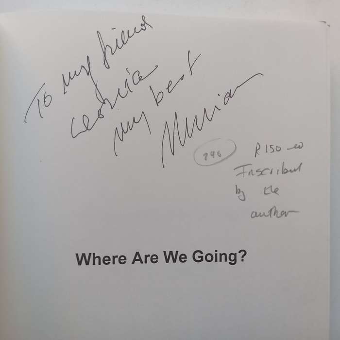 Where Are We Going? (Inscribed by Author) | Miriam Finder Tasini