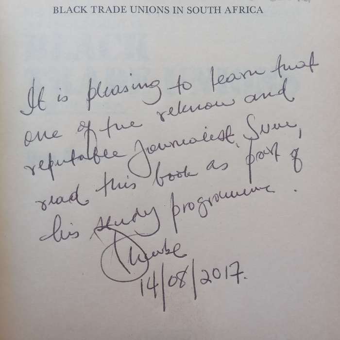 The Influence of Apartheid and Capitalism on the Development of Black Trade Unions in South Afric...