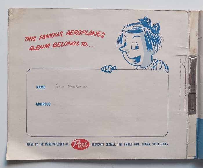 Famous Aeroplanes of the World (Album with Cards, Complete)