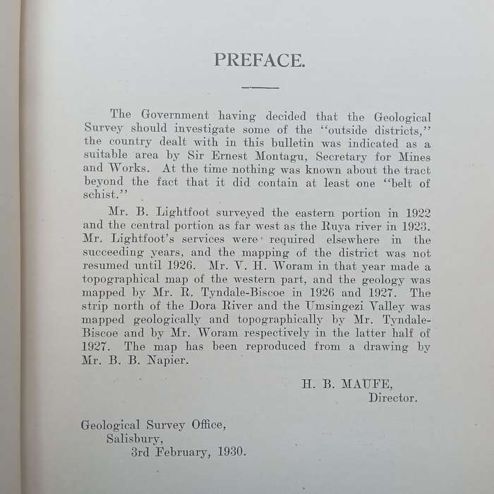 The Geology of the Country West of Mount Darwin | B. Lightfoot & R. Tyndale-Biscoe