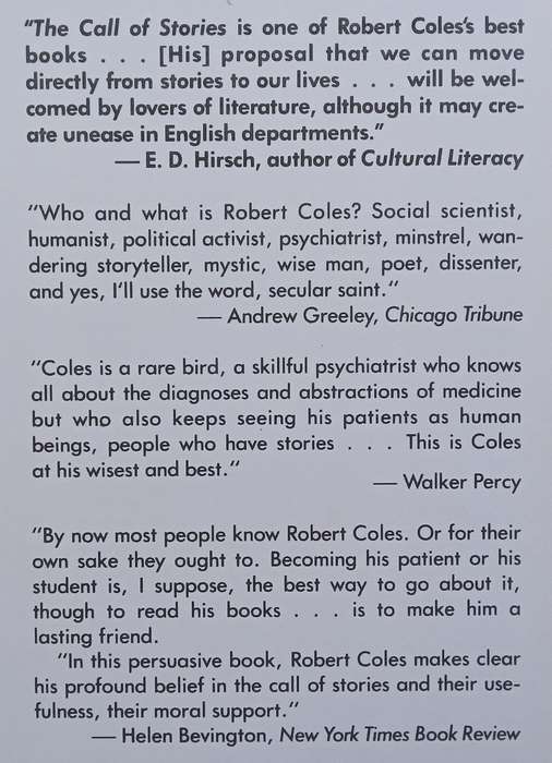 The Call of Stories: Teaching and the Moral Imagination | Robert Coles