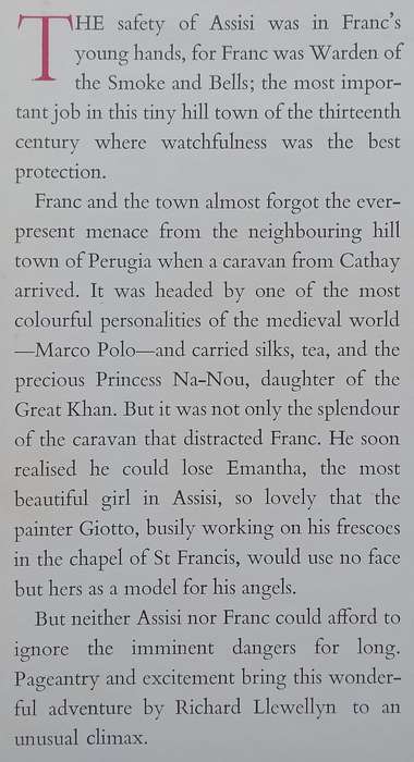 Warden of the Smoke and Bells: A Novel of Italy at the Time of Marco Polo | Richard Llewellyn