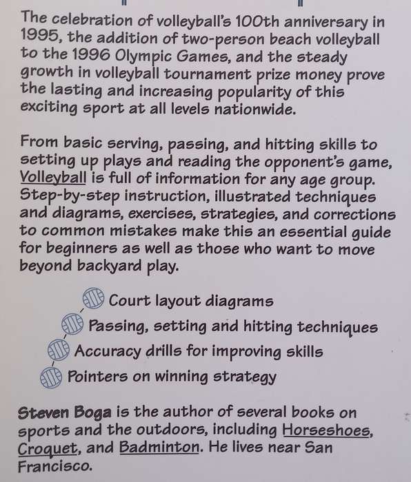Volleyball: A Handbook | Steven Boga