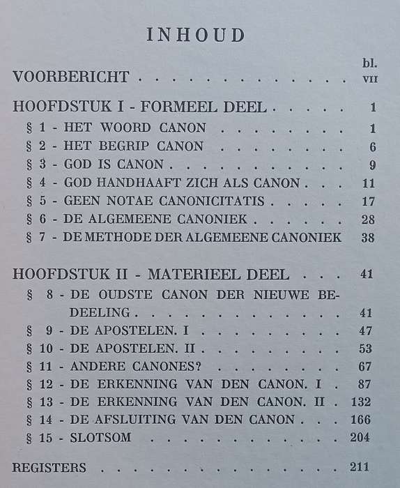 Algemene Canoniek van het Nieuwe Testament (Dutch) | F. W. Grosheide