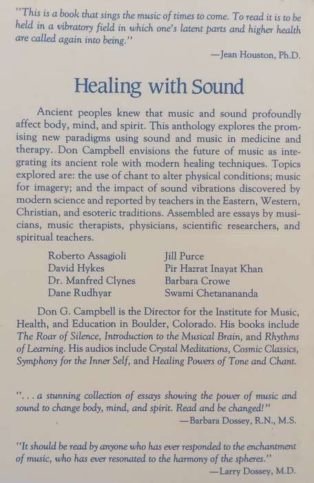 Music Physician for Times to Come: An Anthology | Don Campbell (Ed.)