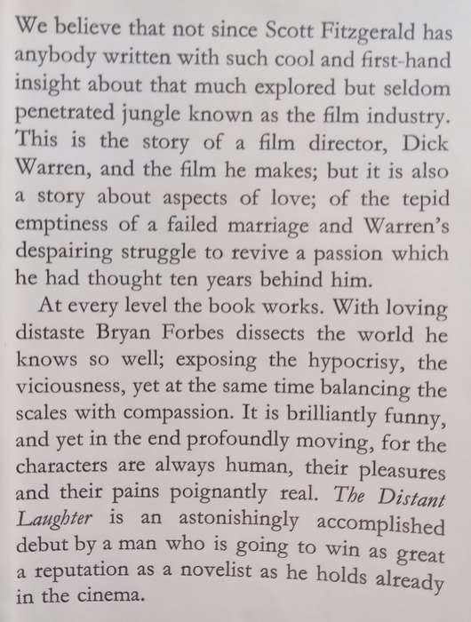 The Distant Laughter (First Edition, 1972) | Bryan Forbes