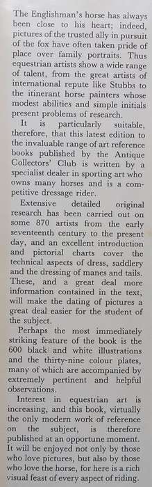 The Dictionary of British Equestrian Artists | Sally Mitchell