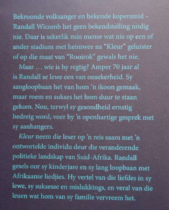 Kleur: My Lewe, My Lied (Afrikaans) | Randall Wicomb & Amos van der Merwe