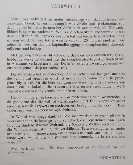 Skaapboerdery in Suid-Afrika (Afrikaans) | Mike Spies (Ed.)