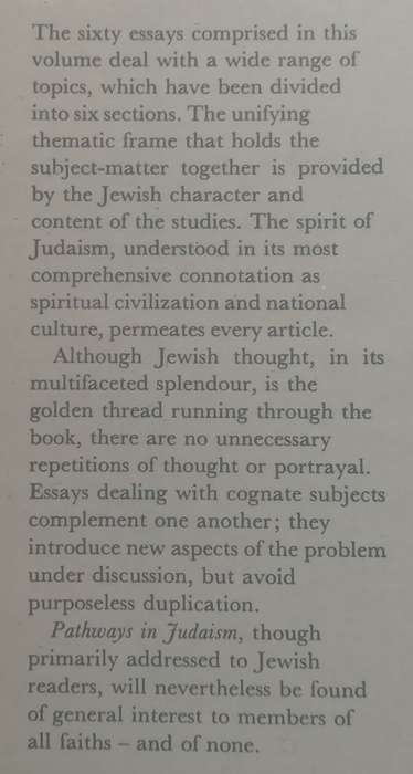 Pathways in Judaism: Selected Essays on Jewish Themes (Inscribed by Author) | Israel Abrahams