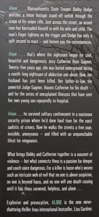 Alone (Hardcover) | Lisa Gardner