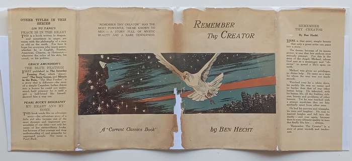 Remember thy Creator (Scarce, Published 1948) | Ben Hecht