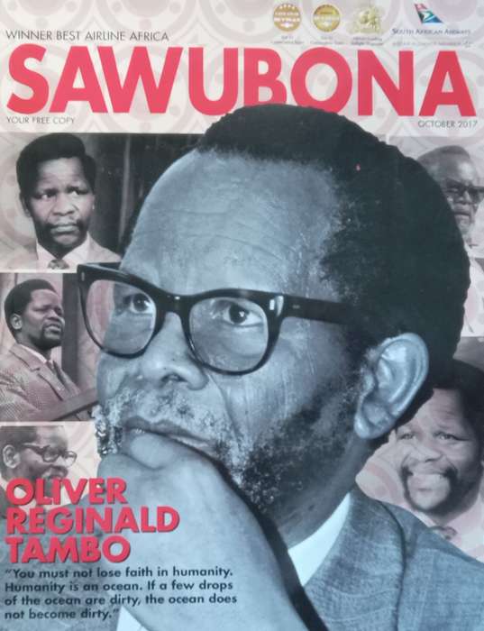 Sawubona Magazine, October 2017 (With Article on OR Tambo)